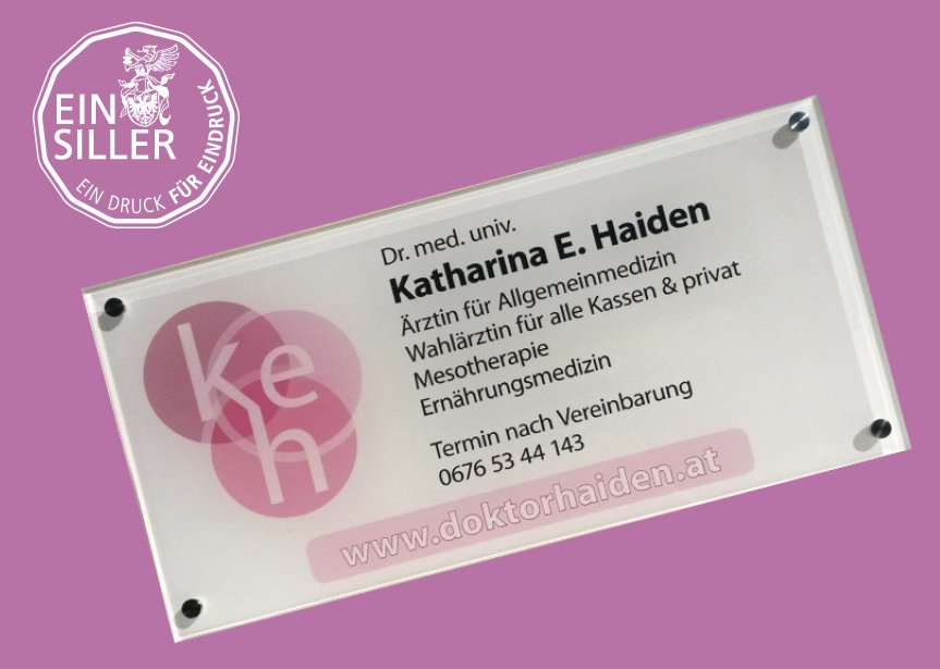 Aufkleber / Schilder | Druckerei Siller